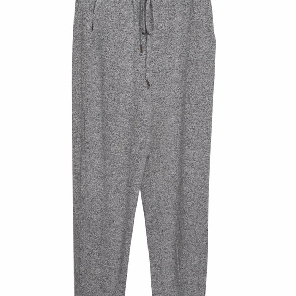 Brave Soul Pants - Brave Soul London Grey Knit Lounge Pants | Size Medium